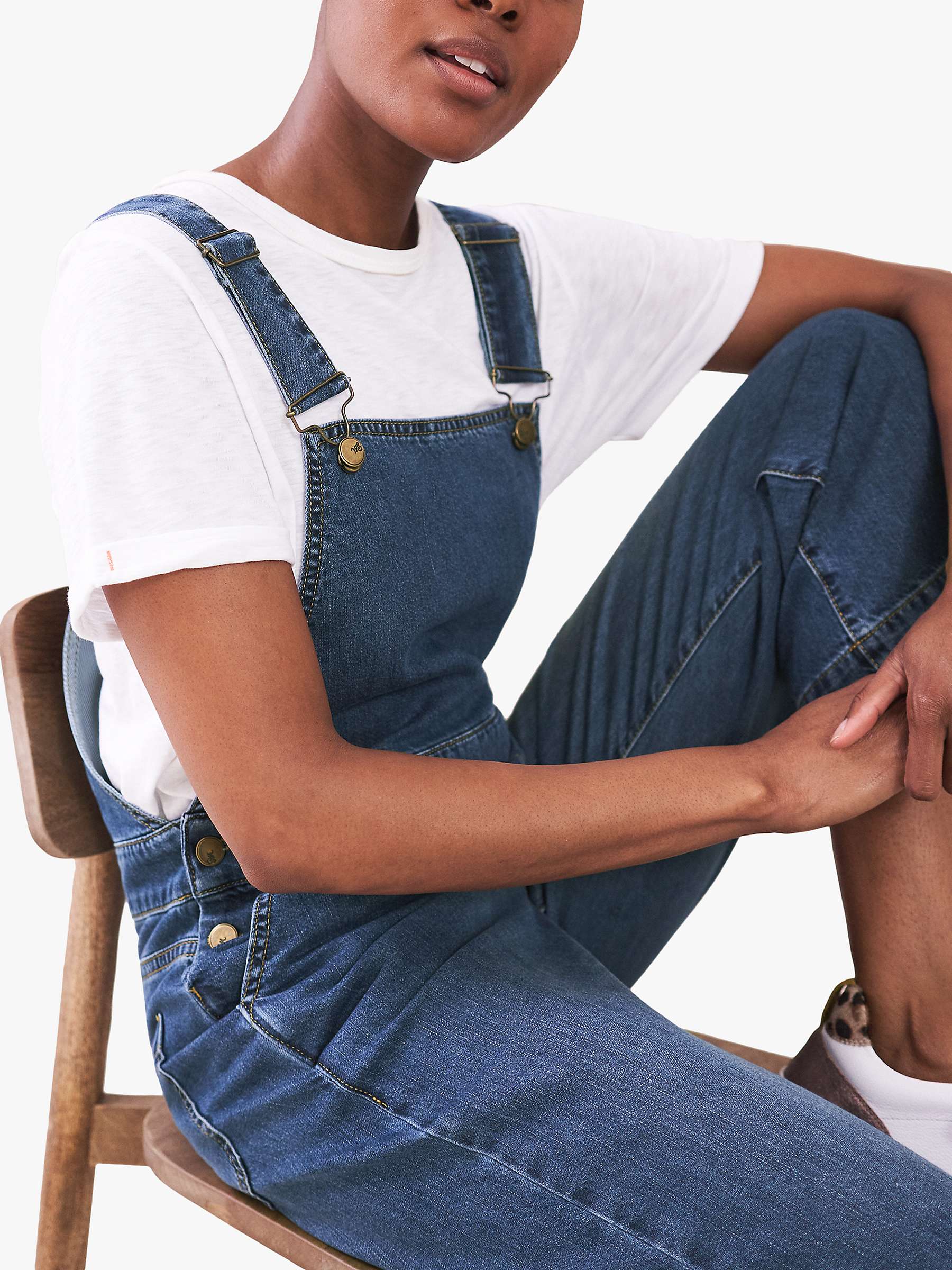 Buy White Stuff Summer Cropped Dungarees Online at johnlewis.com