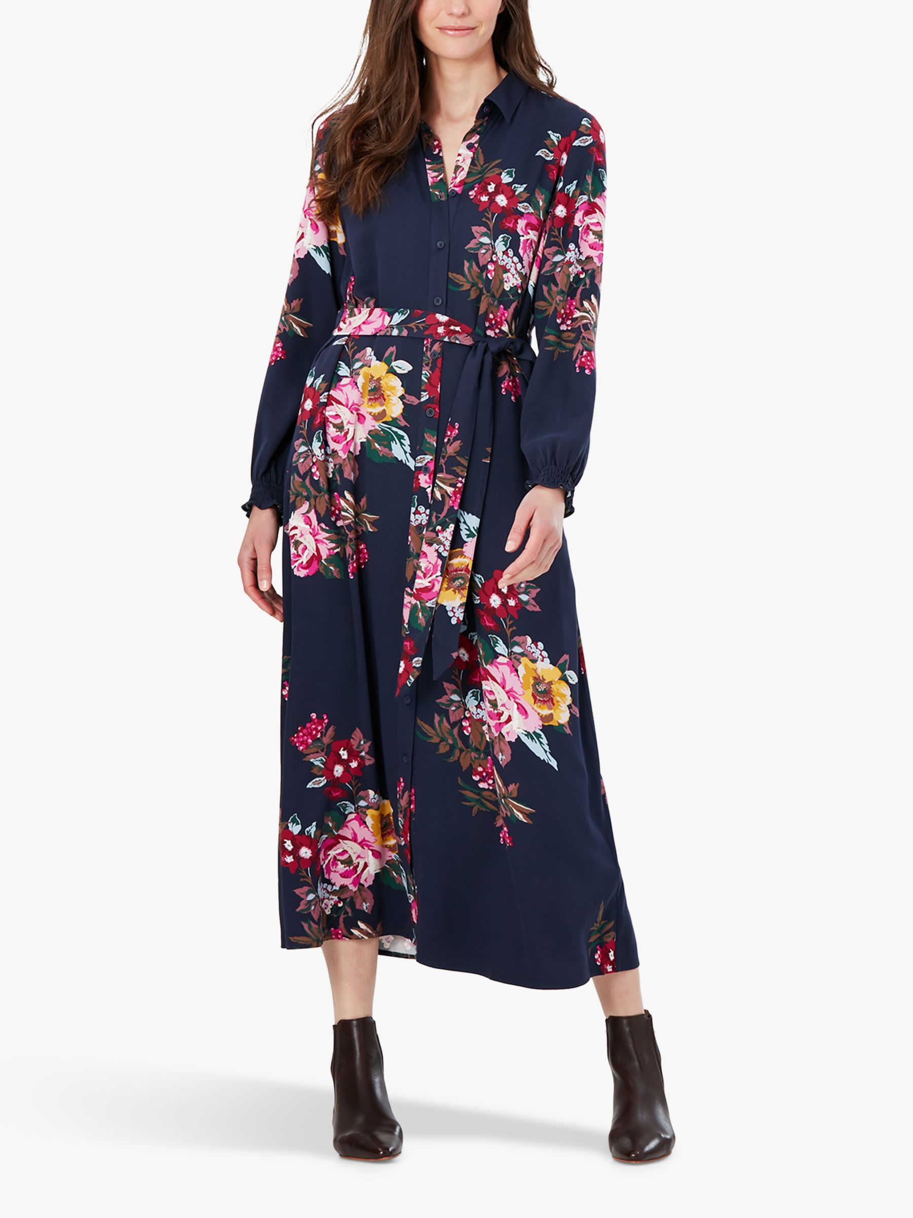Joules Winslet Floral Long Sleeve Shirt ...