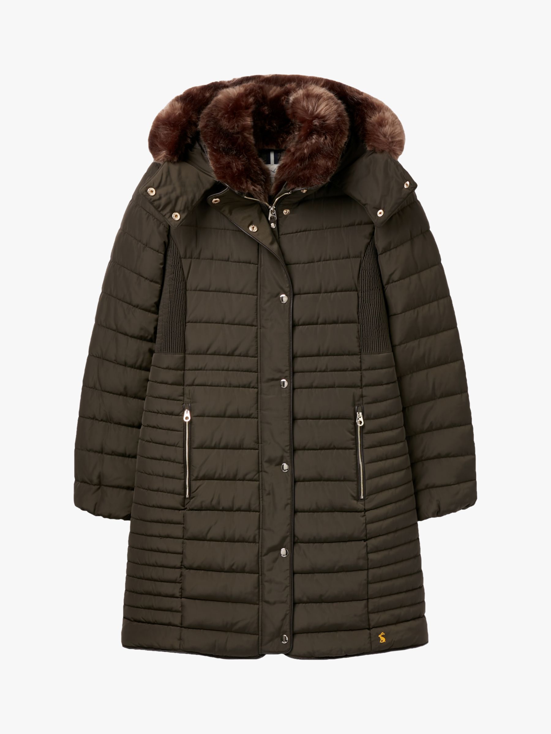 Joules Cherington Chevron Quilted Coat