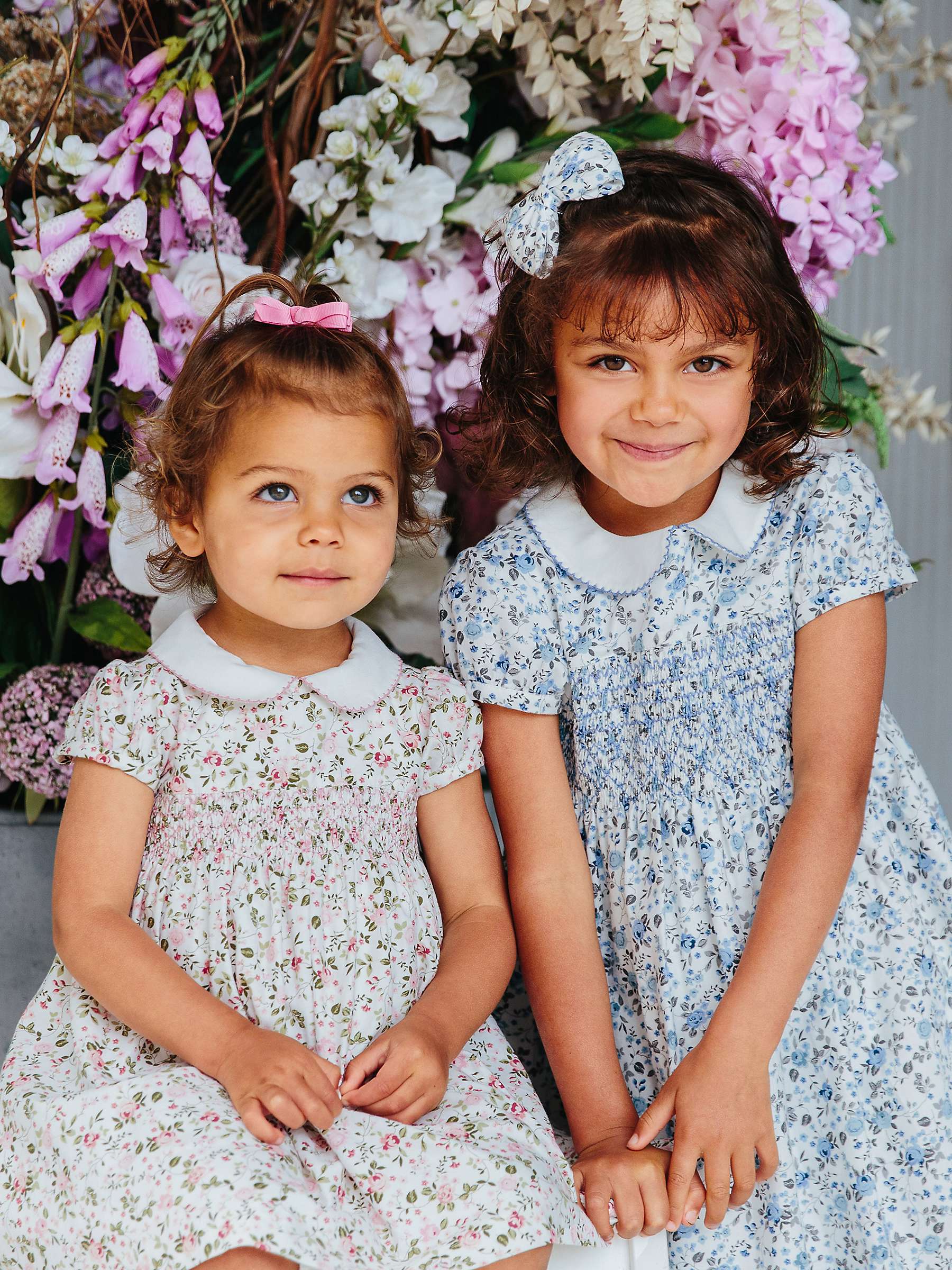Buy Trotters Confiture Baby Arabella Smocked Floral Dress Online at johnlewis.com