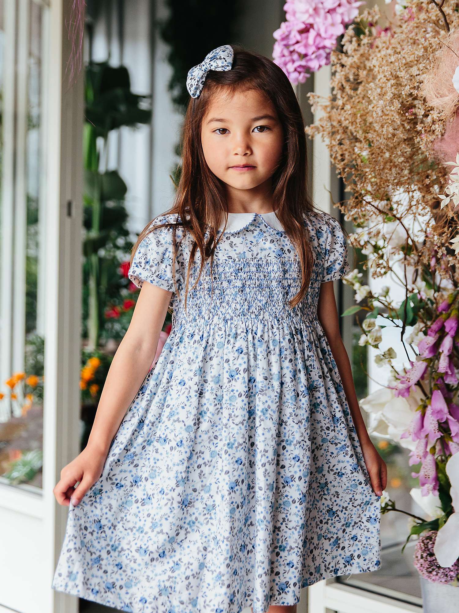 Buy Trotters Confiture Baby Arabella Smocked Floral Dress Online at johnlewis.com