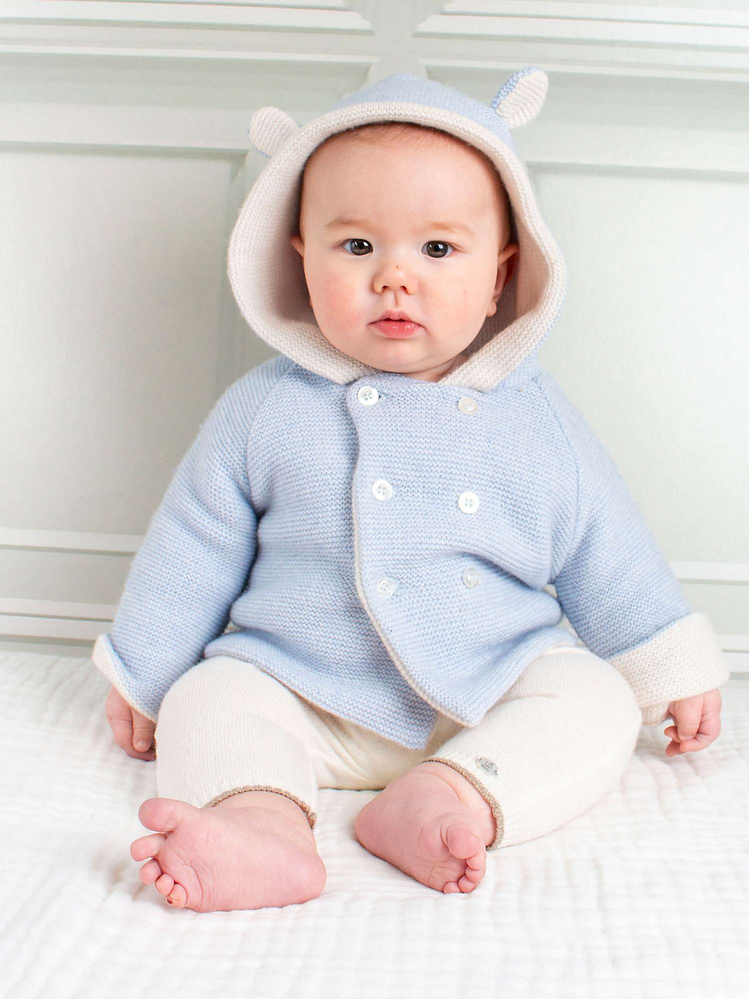Buy Trotters Lapinou Baby Teddy Cashmere Blend Coat Online at johnlewis.com