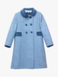 Trotters Heritage Kids' Classic Longline Double Breasted Coat