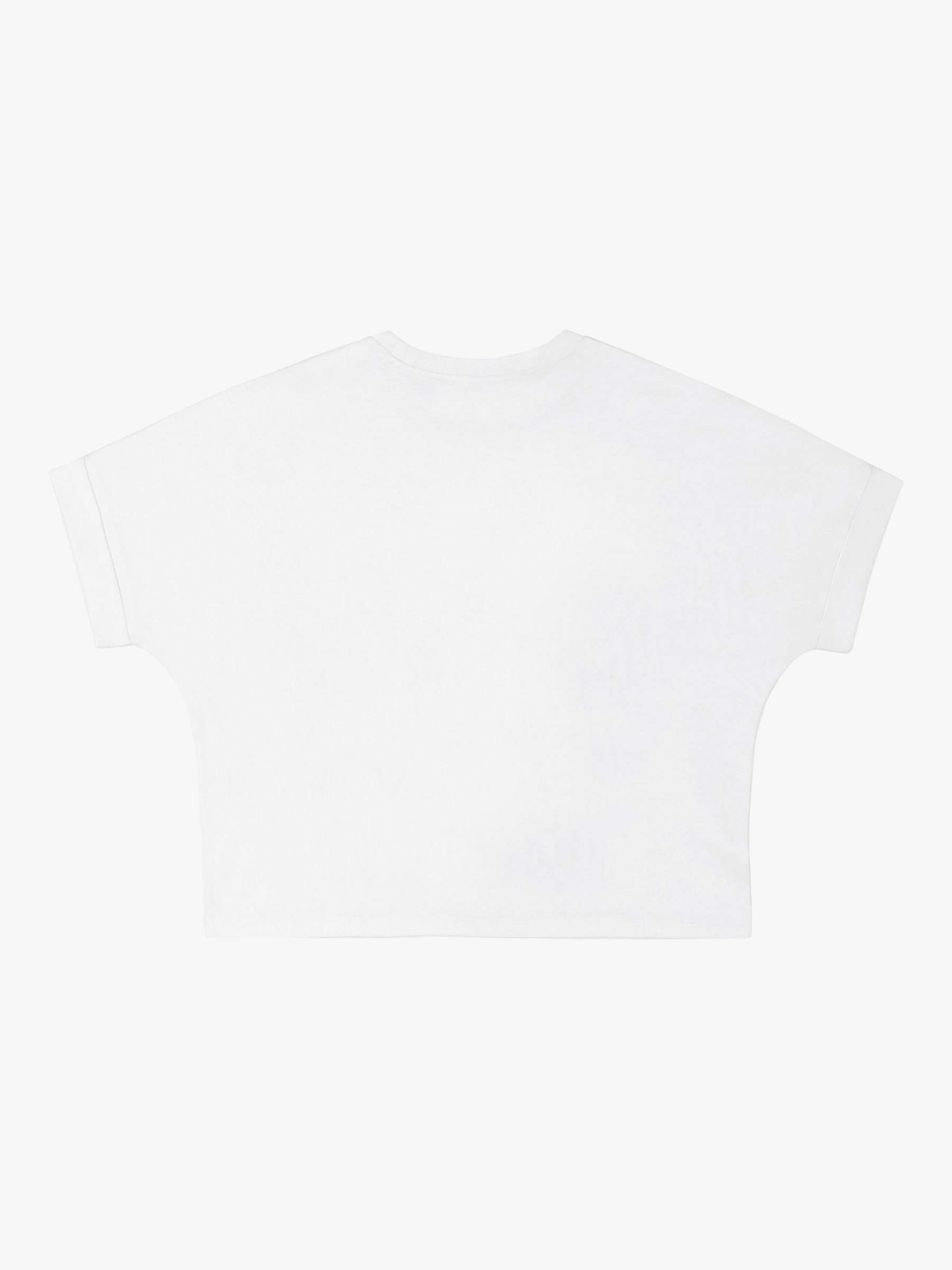 Buy DKNY Organic Cotton Mini Me Illustration T-Shirt, White Online at johnlewis.com