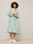 AND/OR Morello Tiered Dress, Celadon