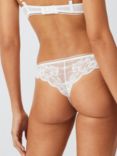 AND/OR Wren Lace Brazilian Knickers, Ivory
