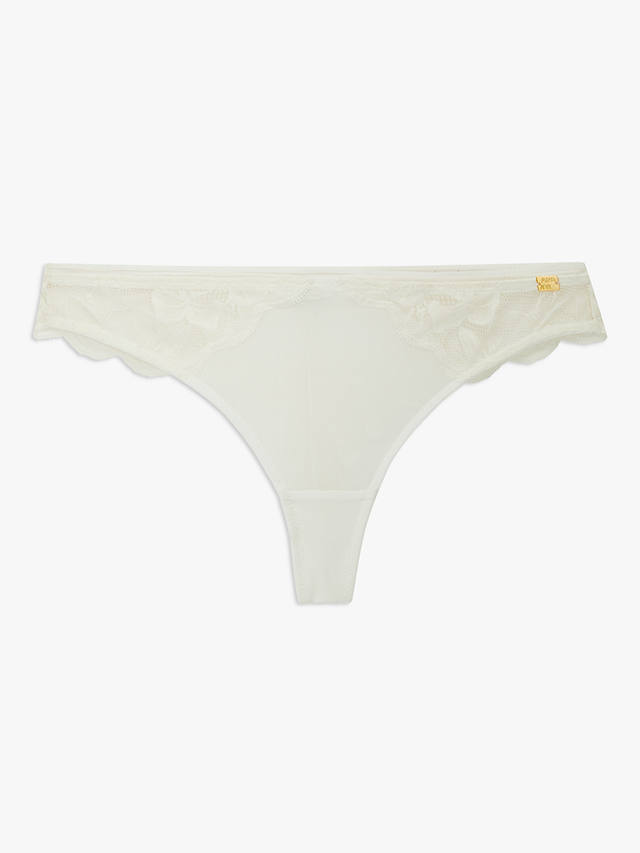 AND/OR Wren Lace Brazilian Knickers, Ivory