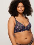 AND/OR Sienna Star Full Support Non Padded Underwired Bra, E-G Cup Sizes