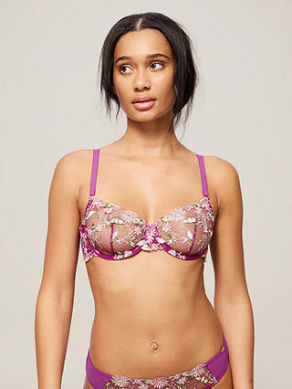 AND/OR Kiki Ombre Balcony Bra, Orchid, B-DD Cup Sizes