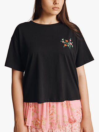 Ghost Mia Embroidered T-Shirt