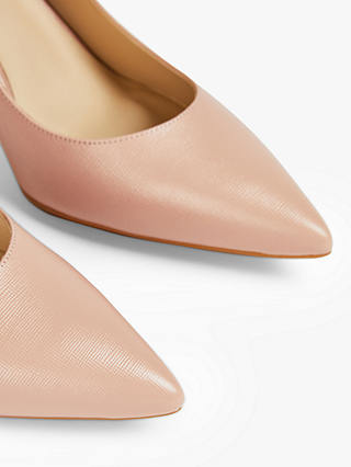 Ted Baker Alysse Leather Court Shoes, Dusky-pink