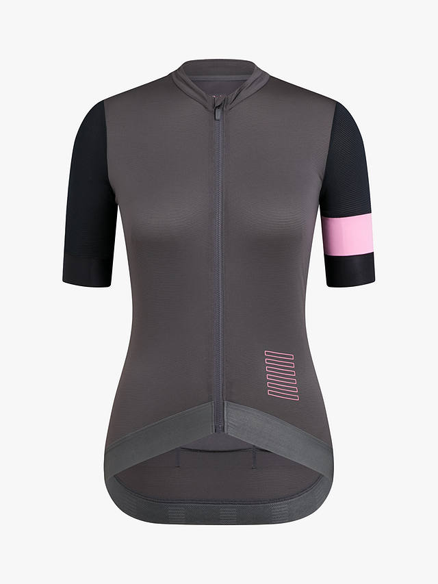 Rapha Pro Team Training Jersey Short Sleeve Cycling Top, Carbon Grey/Black