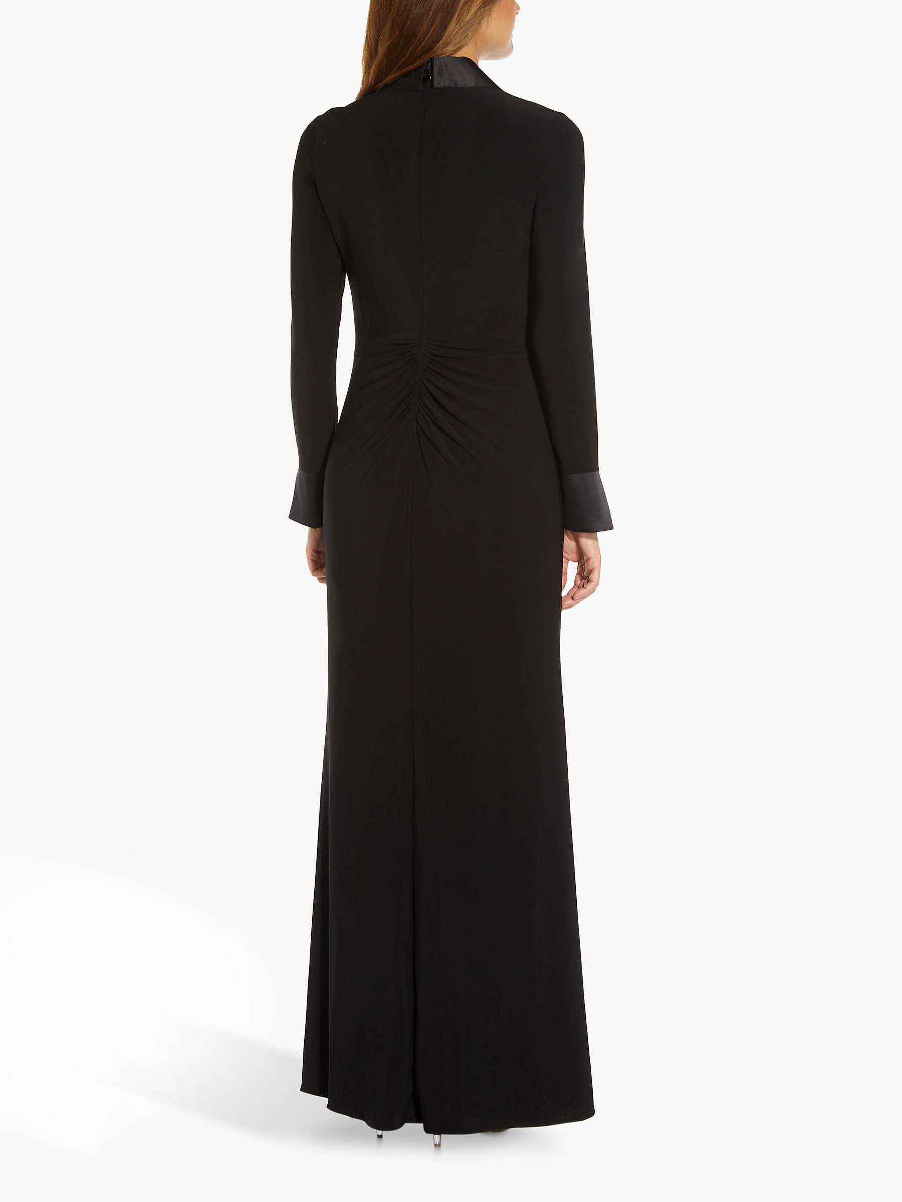 Buy Adrianna Papell Tuxedo Dress, Black Online at johnlewis.com