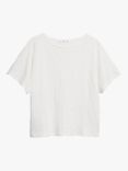 Mango Sierra Textured T-Shirt, White