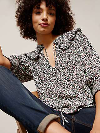 AND/OR Marlow Mini Bud Floral Blouse, Multi
