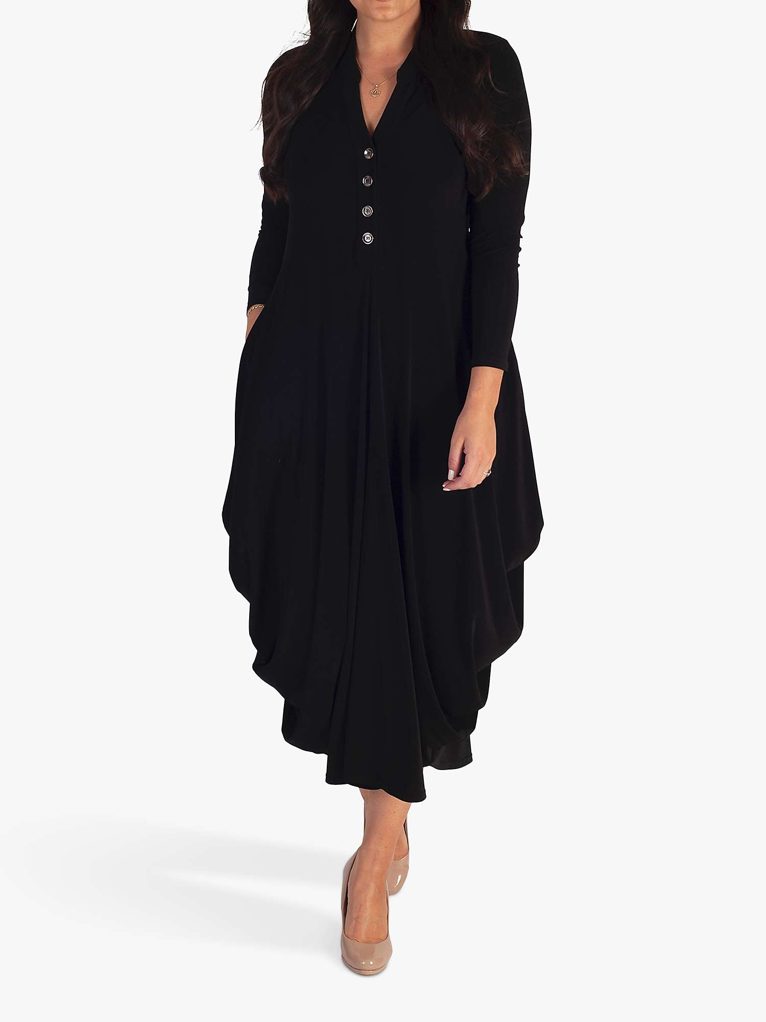 Buy chesca Placket Midi Jersey Dress Online at johnlewis.com