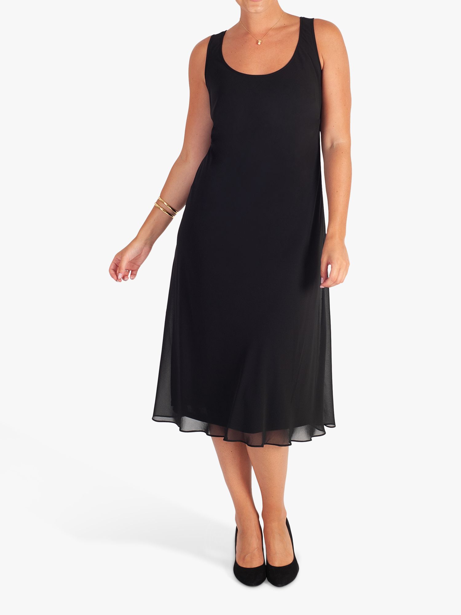 Cowl Neck Twist Detail Maxi Dress in Black - Roman Originals UK