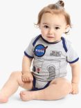 Fabric Flavours Baby NASA Baby Grow, Grey