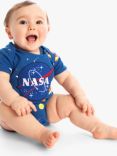 Fabric Flavours Baby NASA Baby Grow, Blue