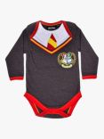Fabric Flavours Baby Harry Potter Hogwarts Uniform Baby Grow, Grey