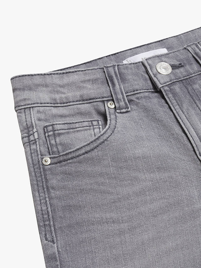 Mango Boys' Slim Jeans, Light Grey