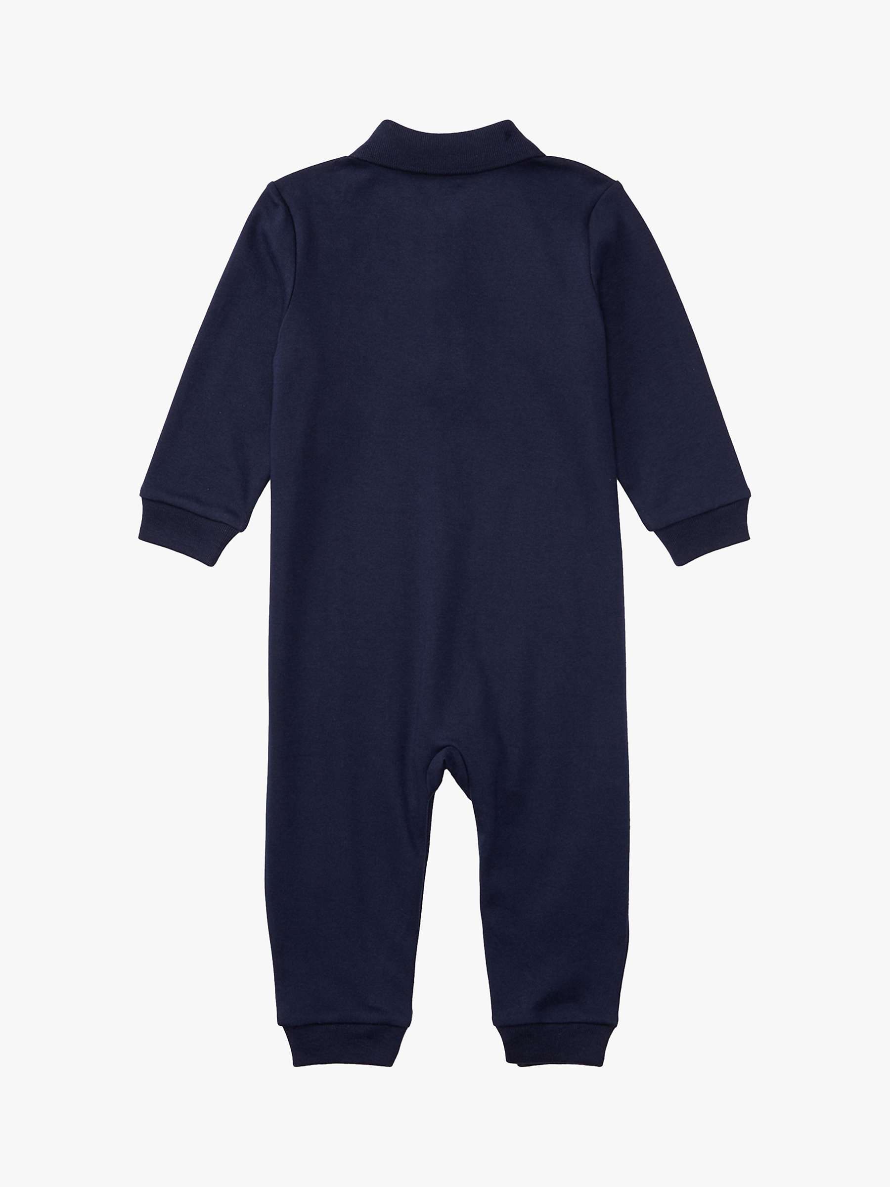 Buy Ralph Lauren Baby Schiffli Logo Sleepsuit Online at johnlewis.com