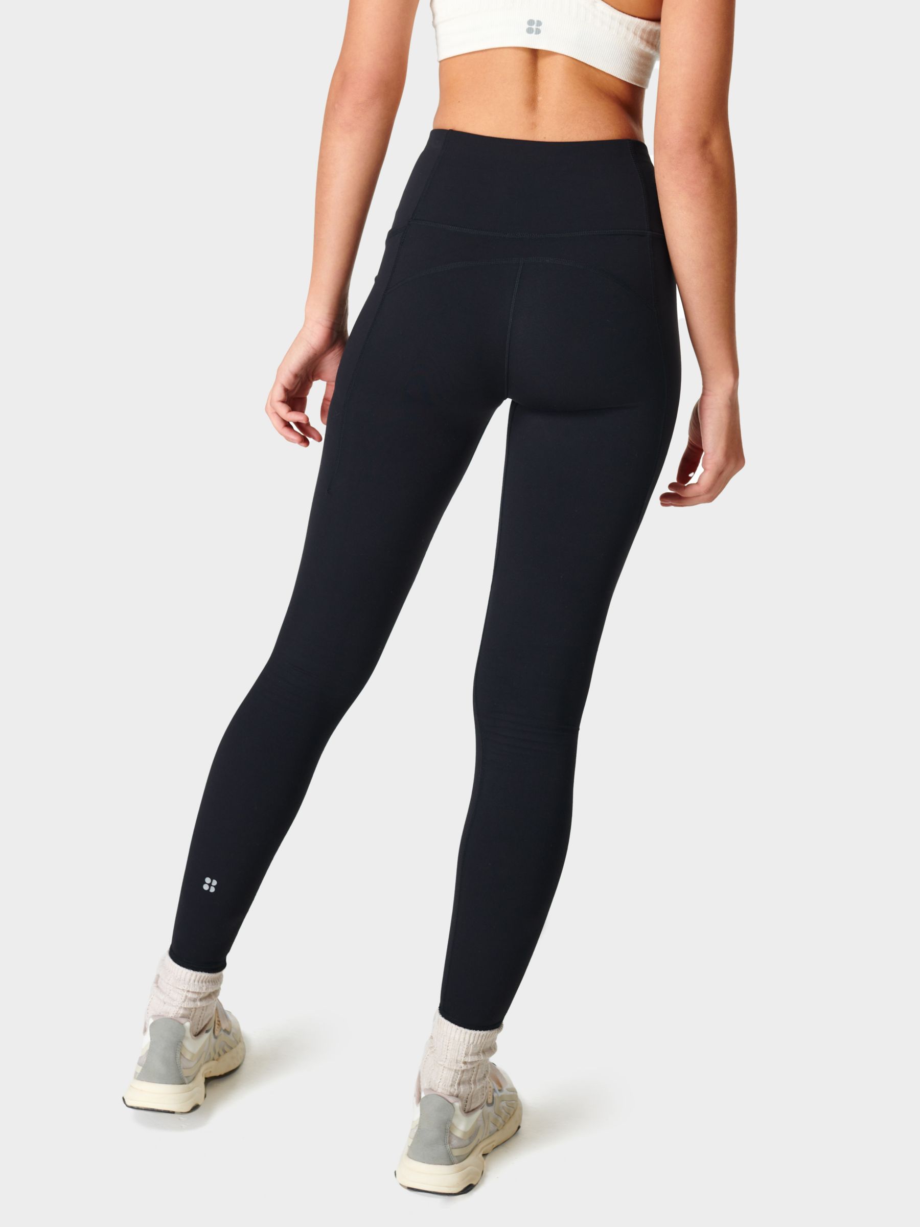 Sweaty Betty Super Soft 32 Flare Yoga Trousers, Black at John Lewis &  Partners