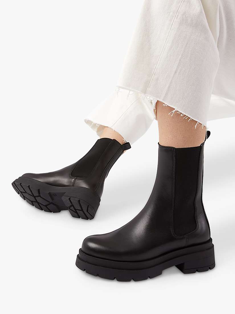 Buy Dune Palmz Leather Calf Boots Online at johnlewis.com