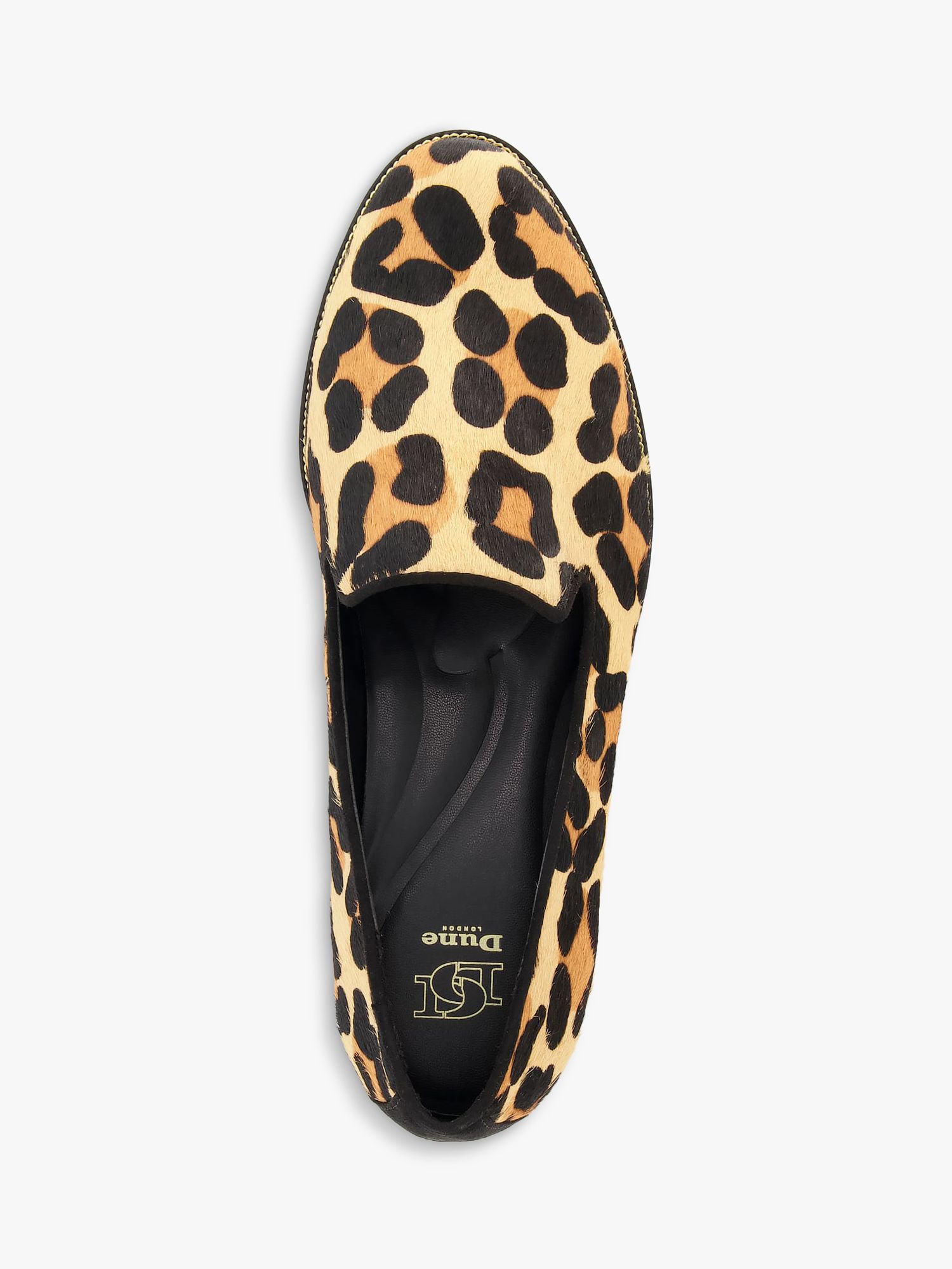 Dune Glides Leather Leopard Loafers Multi 