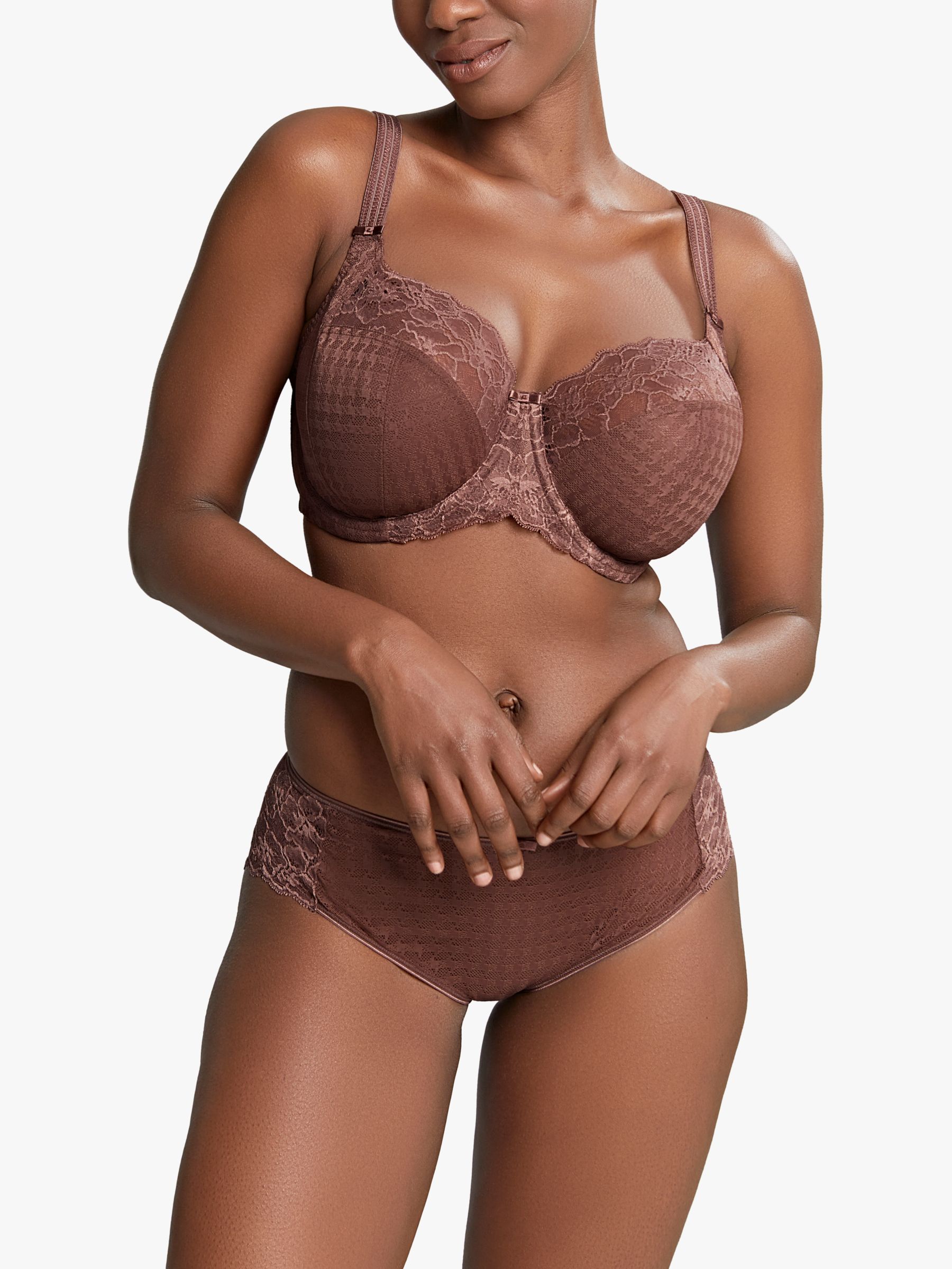 Lucky Full Cup Underwired Bra in Chestnut
