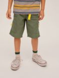 John Lewis & Partners Kids' Utility Belt Shorts, Khaki