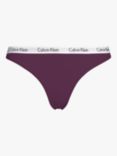 Calvin Klein Carousel Thong, Grape Glimmer
