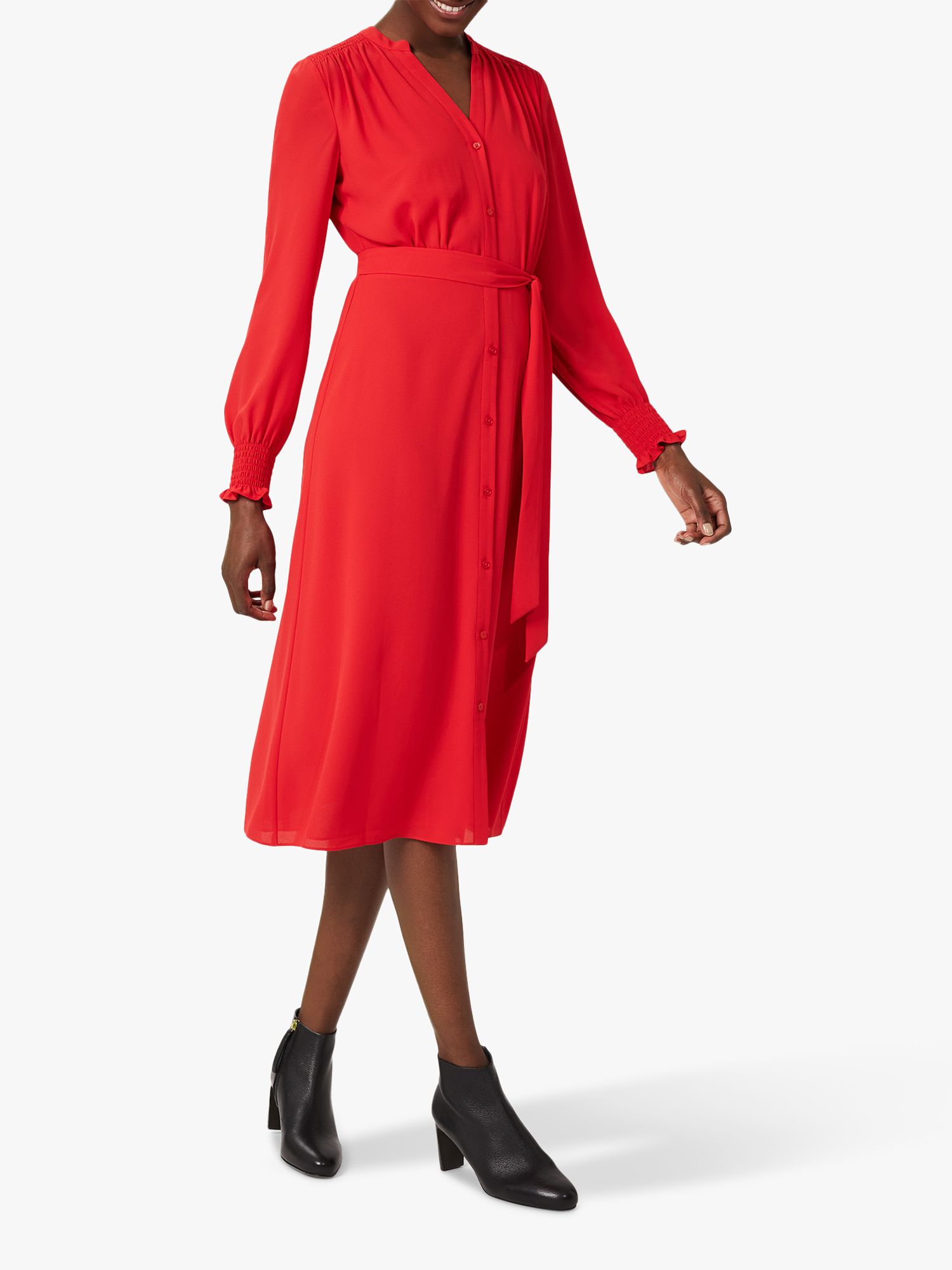 Long sleeve 2025 midi swing dress