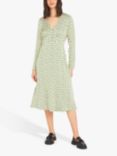 Finery Lilly Confetti Geo Print Midi Dress, Cream/Multi