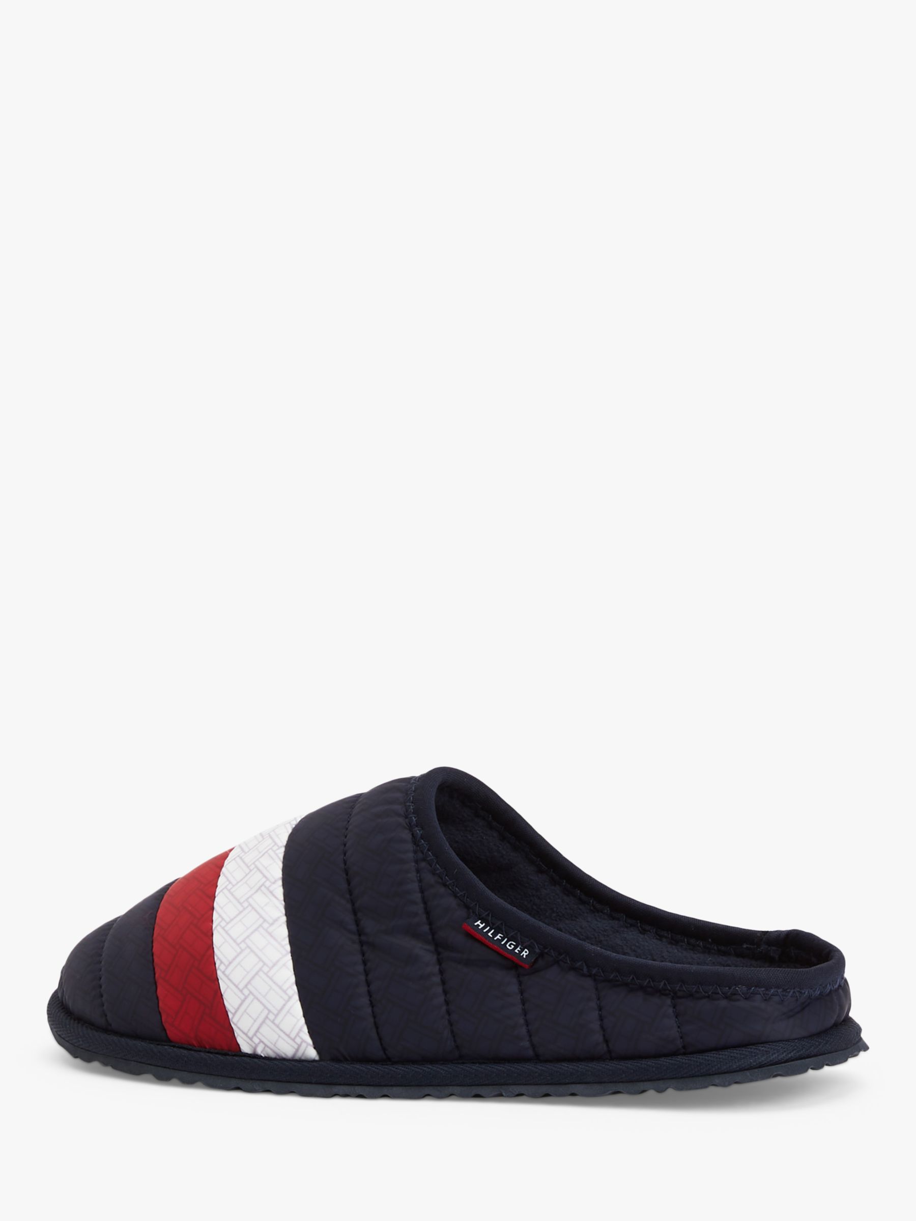 Tommy Hilfiger Padded Home Slippers, Red/White/Blue