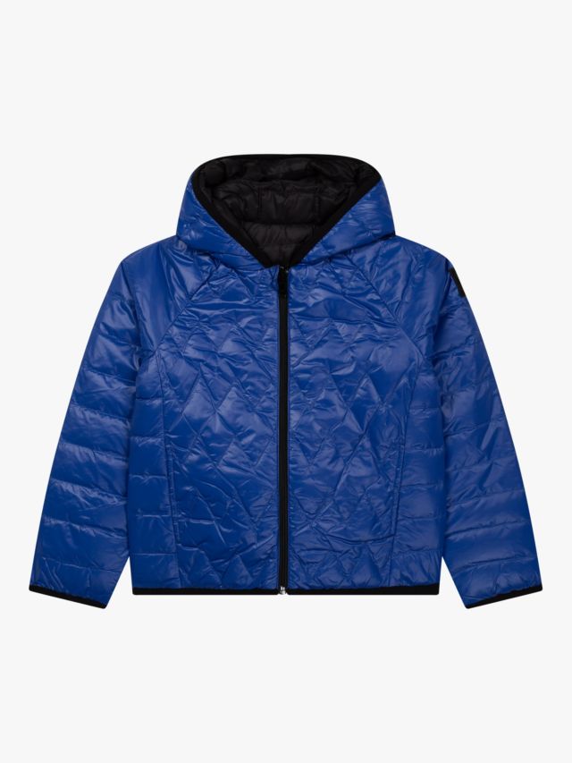 HUGO BOSS Kids' Reversible Down Padded Jacket, Blue, 4 years