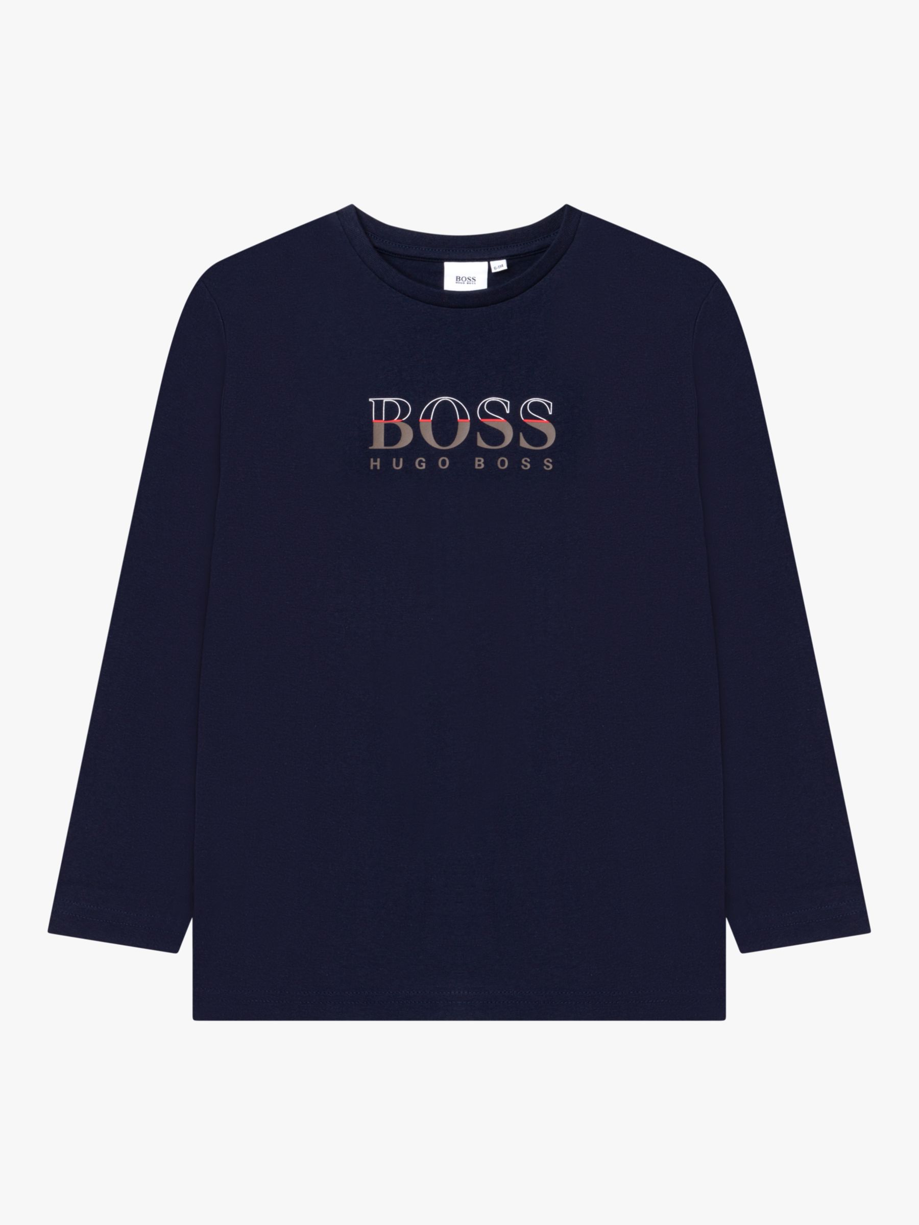 HUGO BOSS Kids' Two Tone Logo Jersey Top