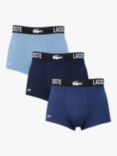 Lacoste Casual Trunks, Pack of 3, Blue