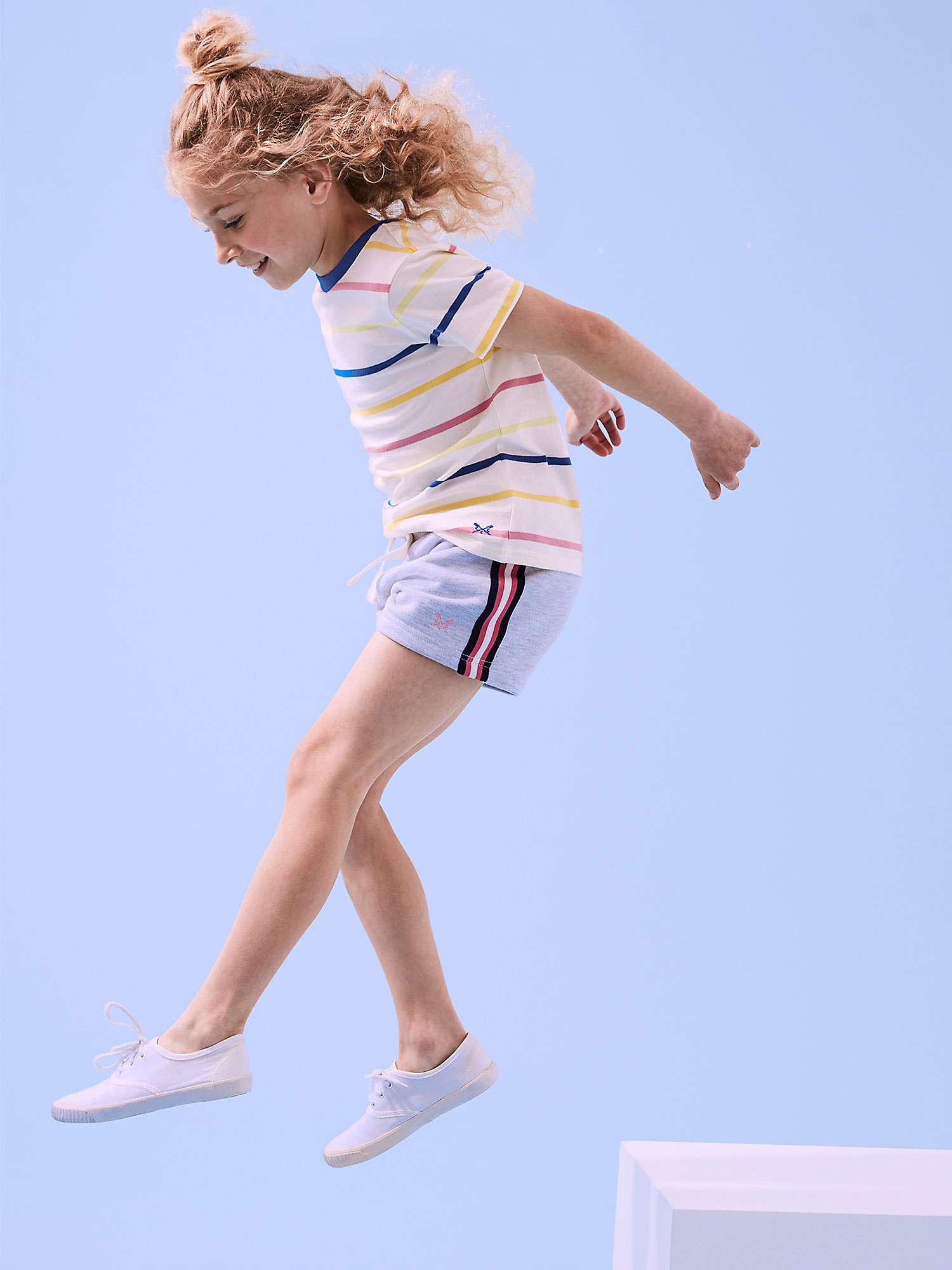 Buy Crew Clothing Kids' Shorts, Marl Grey Online at johnlewis.com
