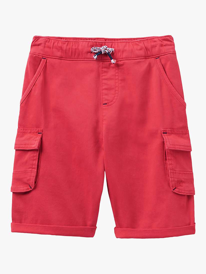 Buy Crew Clothing Kids' Cargo Shorts, Red Online at johnlewis.com