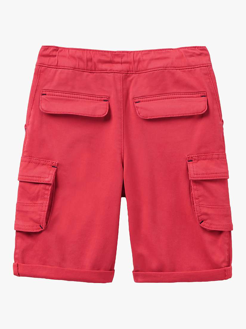 Buy Crew Clothing Kids' Cargo Shorts, Red Online at johnlewis.com