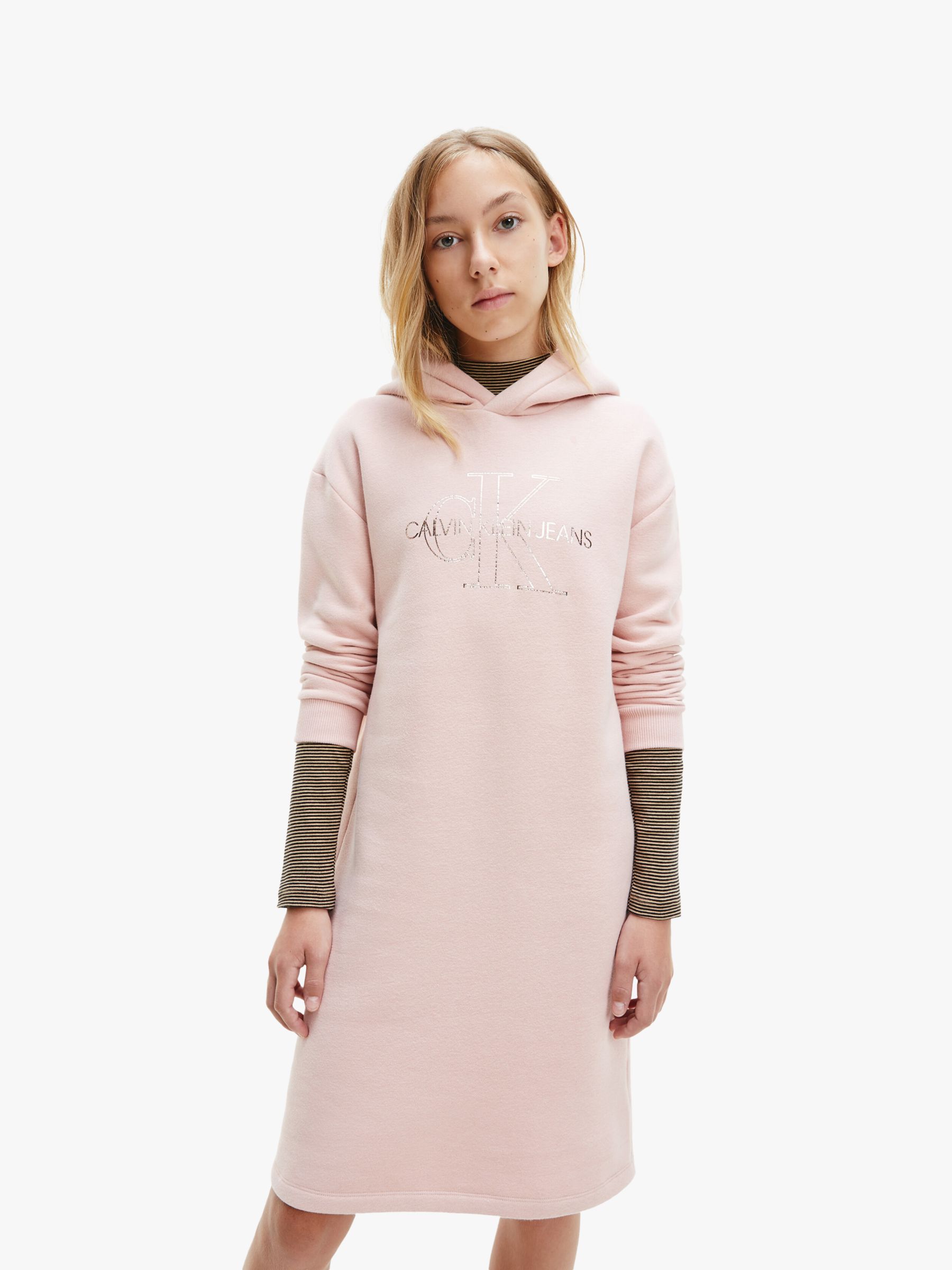 Calvin Klein Kids' Organic Cotton Blend Hoodie Dress