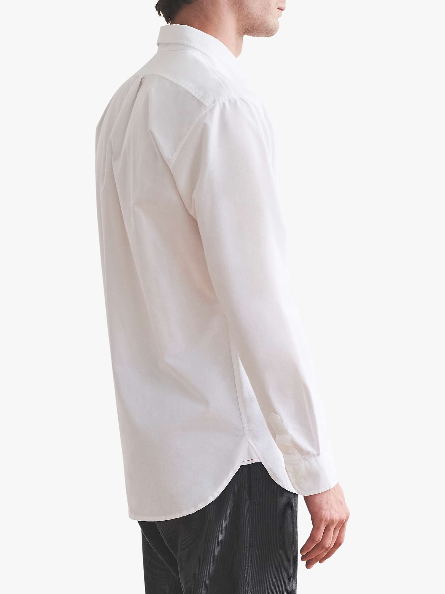 Buy Aubin Aldridge Oxford Cotton Button Down Striped Shirt Online at johnlewis.com