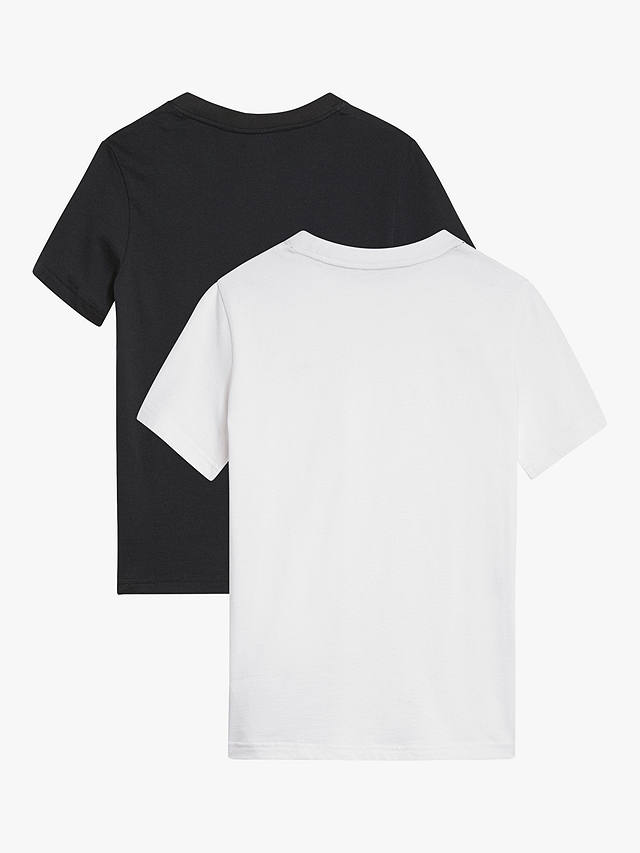 Tommy Hilfiger Kids' Plain Logo T-Shirts, Pack of 2, Desert Sky/White