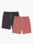John Lewis & Partners Kids' Plain Jersey Shorts, Pack of 2