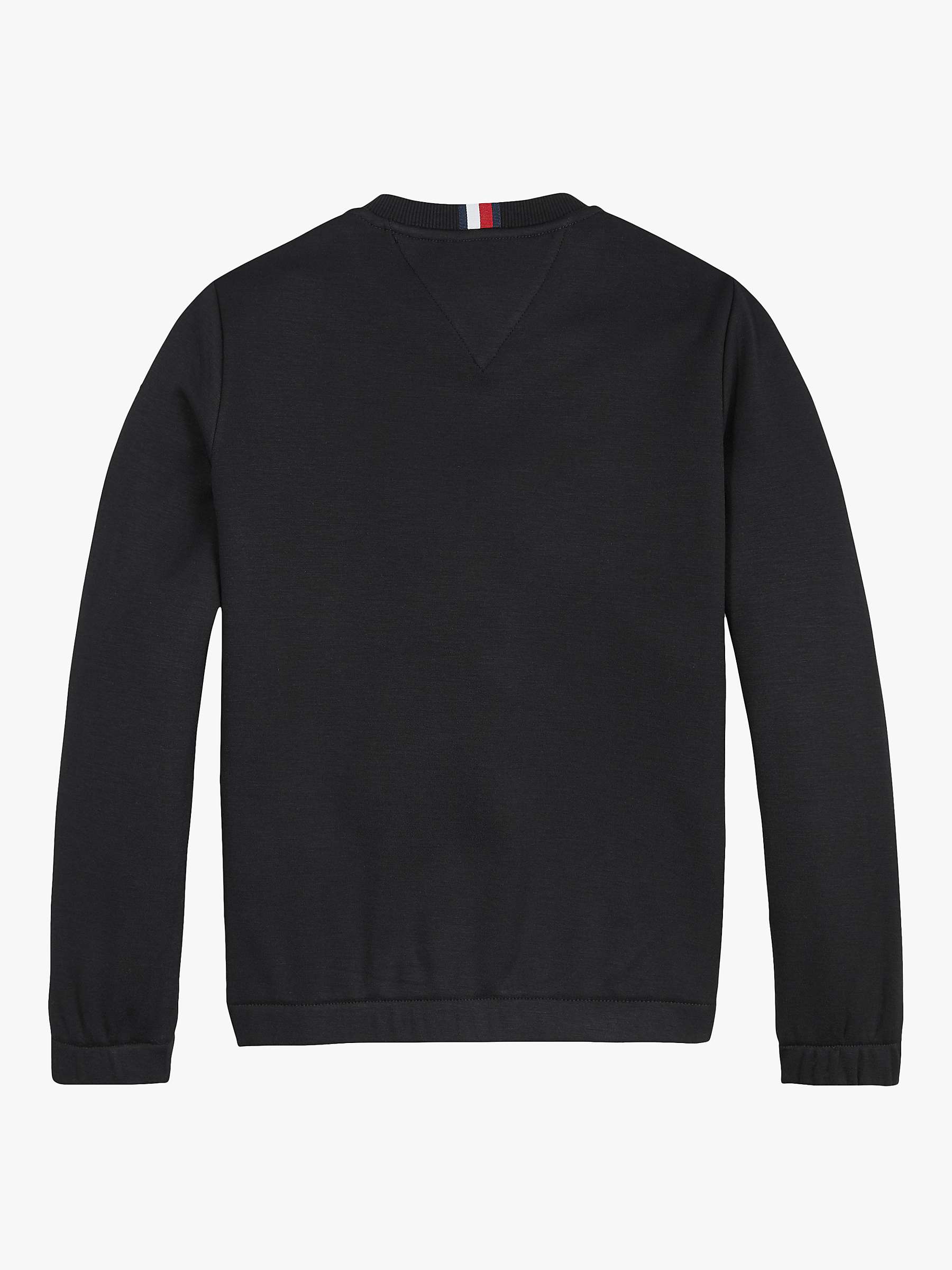 Buy Tommy Hilfiger Kids' Contrast Panel Fleece Sweatshirt Online at johnlewis.com