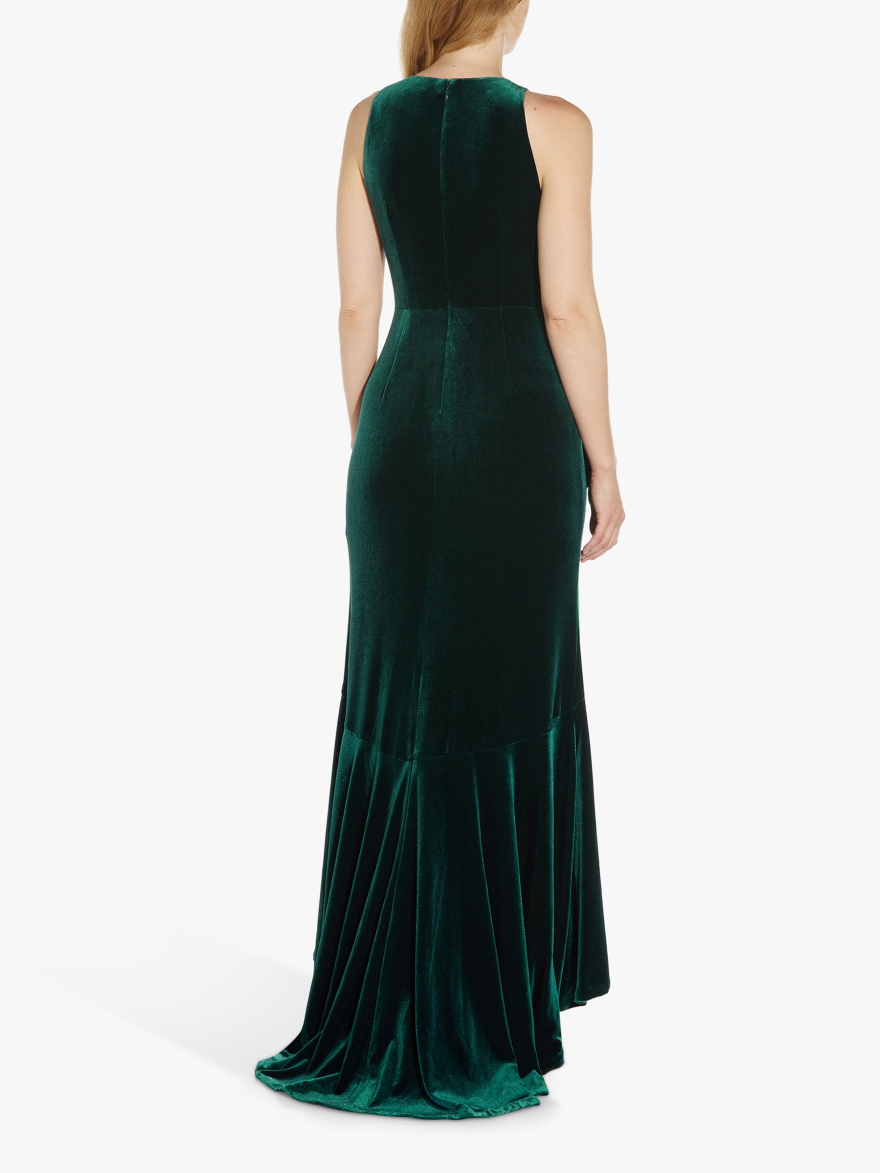 Buy Adrianna Papell Velvet Cascade Maxi Dress Online at johnlewis.com