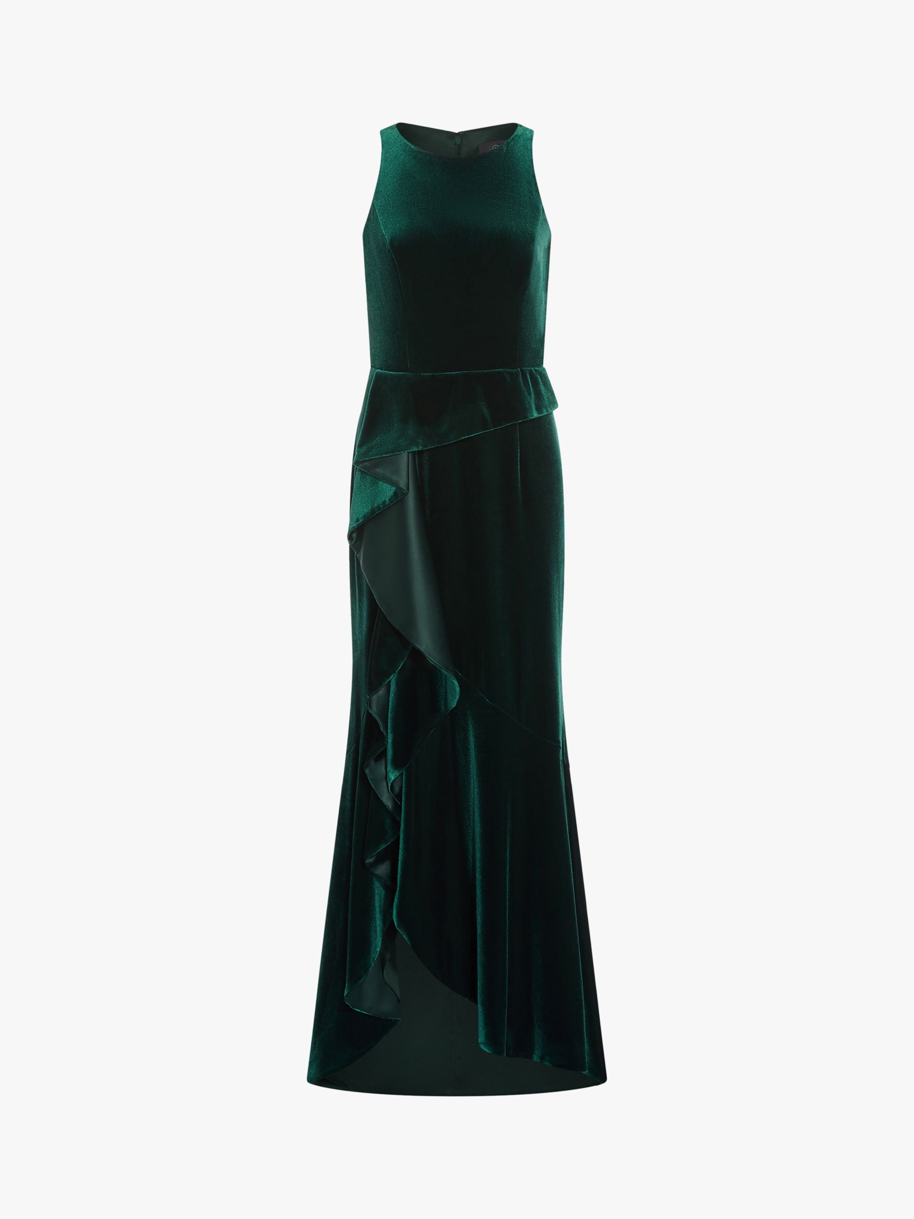 Buy Adrianna Papell Velvet Cascade Maxi Dress Online at johnlewis.com