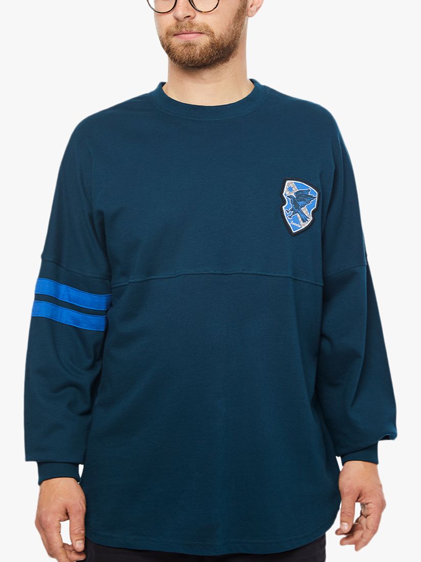 Fabric Flavours Harry Potter Ravenclaw Oversized Sweatshirt, Navy, S
