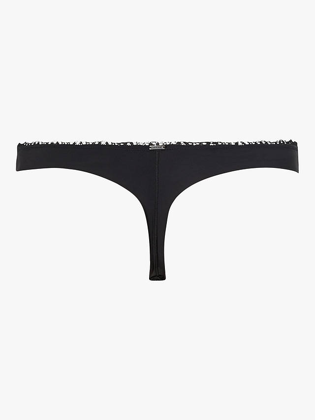 Calvin Klein Seductive Comfort Thong, Black
